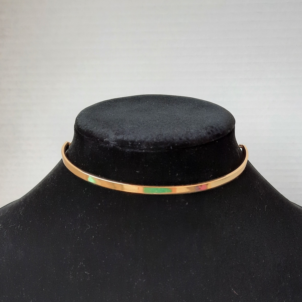 Baublebar gold tone cuff choker necklace cuff
